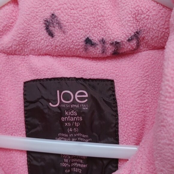 JOE Fresh kids brown pink autumn sleeveless vest XS 4-5 years - Picture 5 of 5